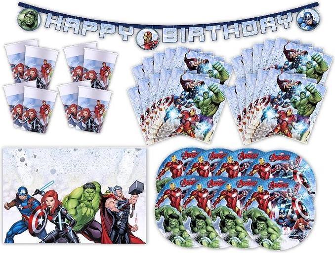 Image du produit Unf Ug Avengers: Box d'anniversaire pour 8 enfants