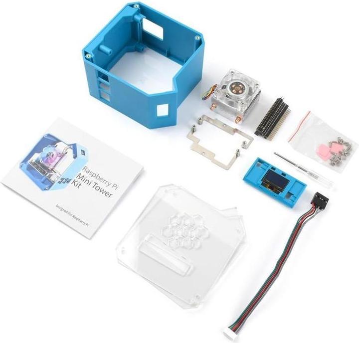 Produktbild Raspberry Pi EB121899 - Mini Tower Kit für 4B, Desktop-Computer-Gehäuse
