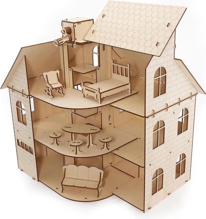 Actual product image Eco Wood Art Doll's house