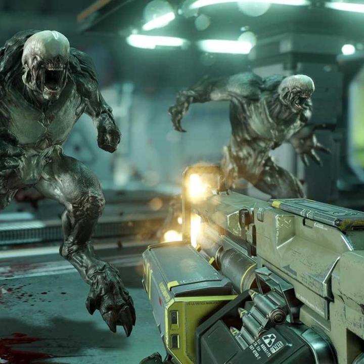 Produktbild Bethesda DOOM (code in a box) (ENG/POL) (Switch, Switch Lite, Switch OLED, EN)