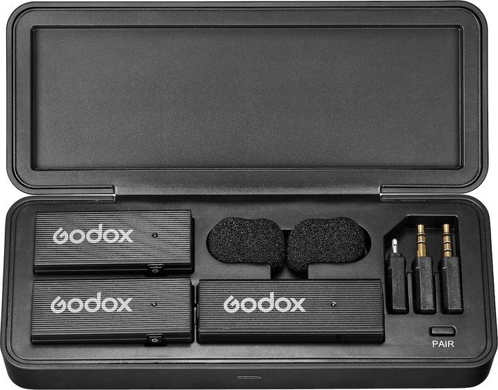 Image du produit Godox MoveLink Mini LT Kit2 Système de microphone sans fil 2.4GHz