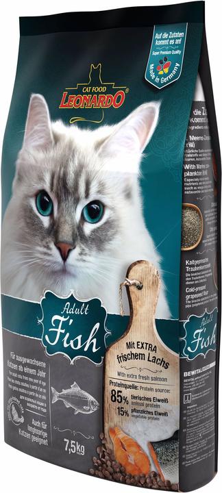 Actual product image Leonardo Cat Food Adult fish (Adult, 1 pcs., 7500 g)
