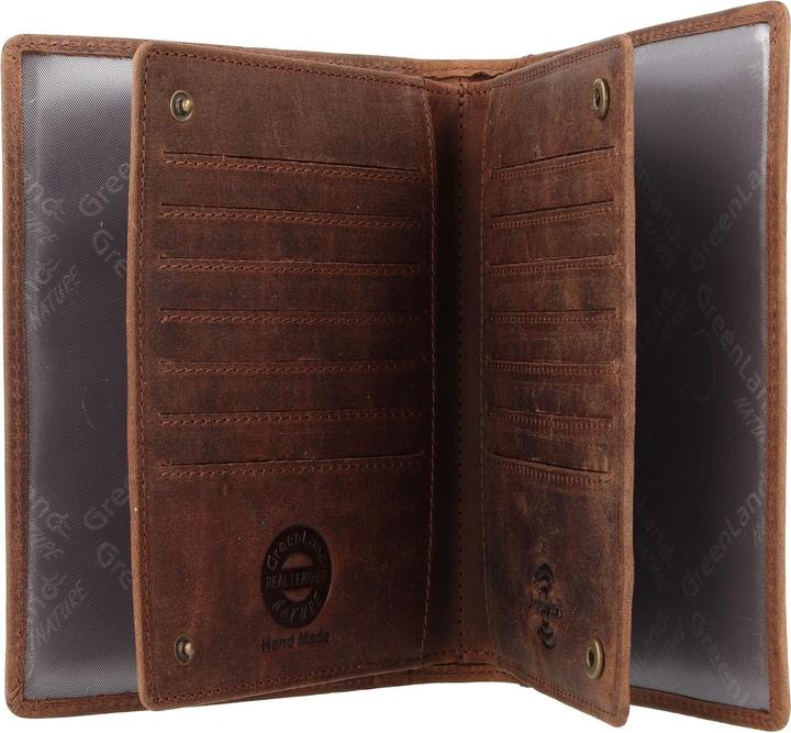 Image du produit Greenland Nature Porte-passeport Montenegro RFID en cuir 12 cm
