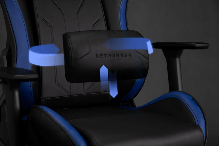 Actual product image Sense Gaming chair Sense7 Netrunner Gaming Chair, Black-blue