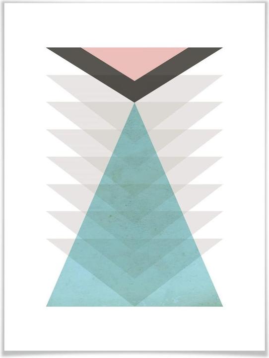 Actual product image Trenddeko Totem aqua & pink (40 x 50 cm)
