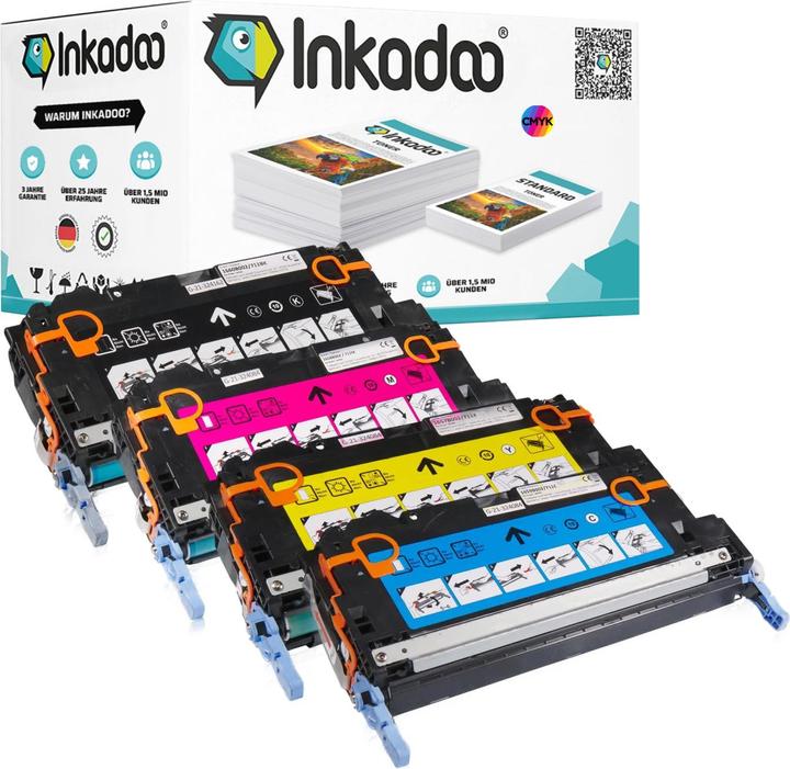 Immagine prodotto Inkadoo Toner compatibile con il toner Canon 1660B006 / C-EXV26, nero nero (M, FC, Y, C)