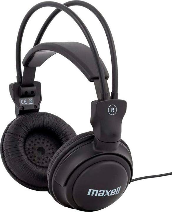 Actual product image Maxell Headphones with Volume Control, 60 Ohm, 3,5mm, 2,5m Cable, Grey (ANC, Cable)