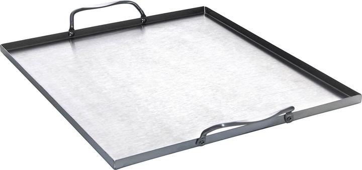 Actual product image All'Grill Stainless steel grill tray with 2 handles, 31 x 27 x 1 cm