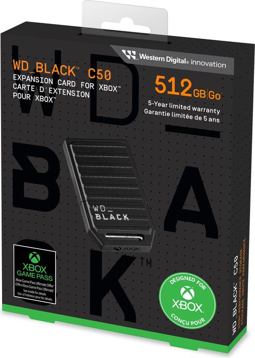 Produktbild WD Black C50 Expansion Card for Xbox (512 GB)