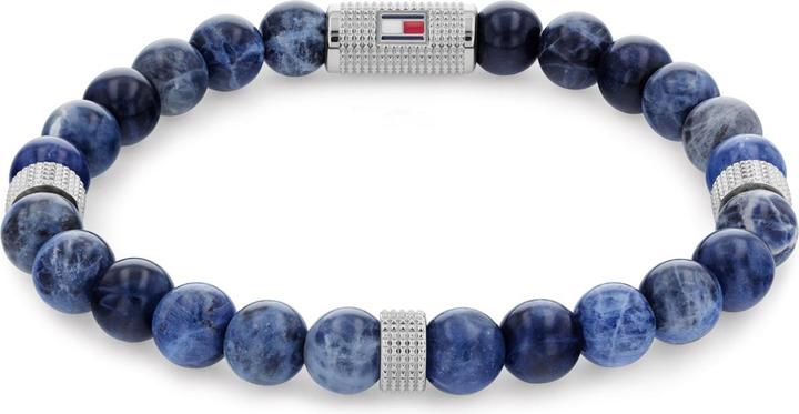 Immagine prodotto Tommy Hilfiger Bracciale di pietre con perline (17.50 cm, Acciaio inossidabile)