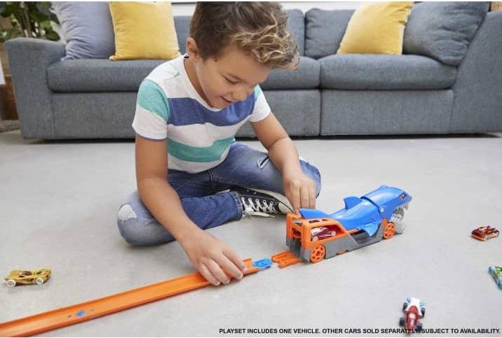 Actual product image Hot Wheels HW Hungry Shark Transporter