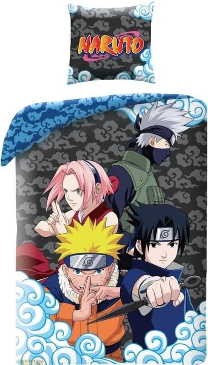 Image du produit Lyo Naruto - Parure de lit en microfibre Team 7 (200x140cm 63x63cm)