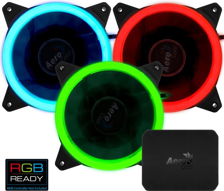 Produktbild AeroCool Lüfter Rev RGB Pro (120 mm, 3 x)