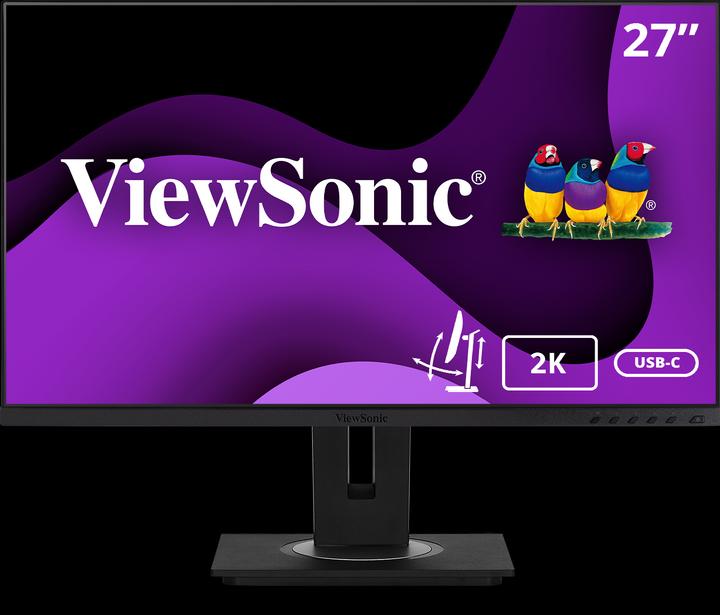 Produktbild Viewsonic VG2756-2K 68,6cm 27Zoll 16:9 QHD 2560x1440 Frameless SuperClear IPS LED Monitor with 5ms H (2560 x 1440 Pixel, 27")