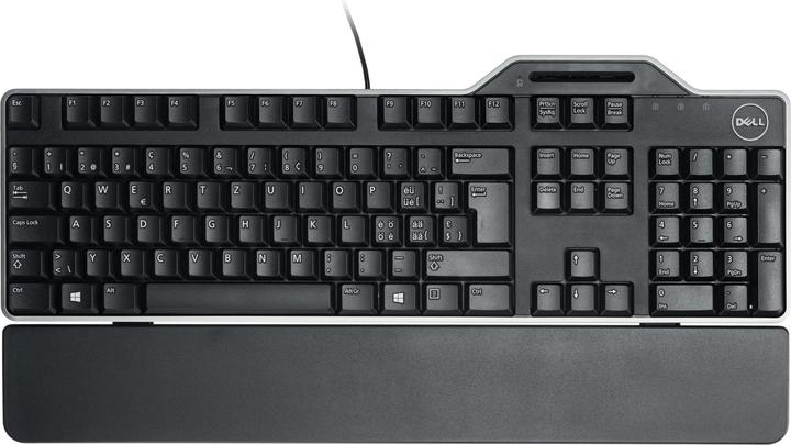 Actual product image Dell KB813 Smartcard Reader USB Keyboard (US, Cable)