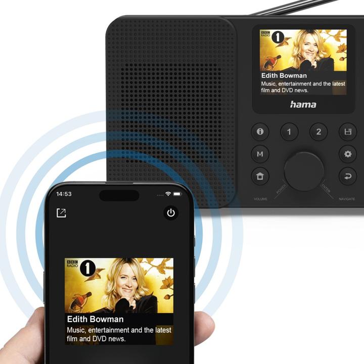 Image du produit Hama DIR10 (Webradio, DAB+ DAB, DAB, FM, Bluetooth, WiFi)