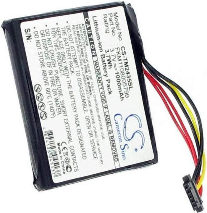 NoName Battery for TomTom Go 2435 / Go 2535 / 4CS03 / 4CQ01 / 4CT50 / 4EN42 / 4EN52 / 4EV42 etc
