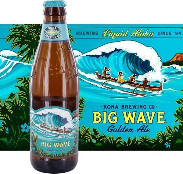 Image du produit Kona Brewing Co. Kona Big Wave Golden Ale caisse 24 x 355 ml / 4.4 % Hawaii (24 x 35,5 cl)
