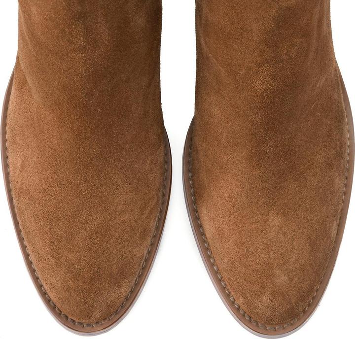 Produktbild La Redoute Collections Lederboots mit breitem Absatz (38)
