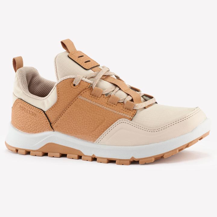 Immagine prodotto Quechua Scarpe da trekking per bambini taglia 35-38 basse e stringate - NH500 marrone (35)