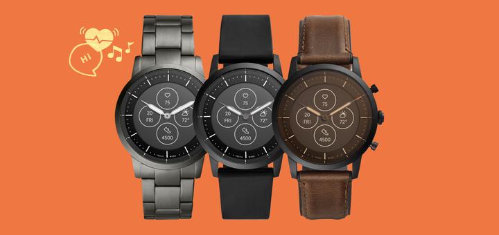 Actual product image Fossil Collider Hybrid HR (42 mm)