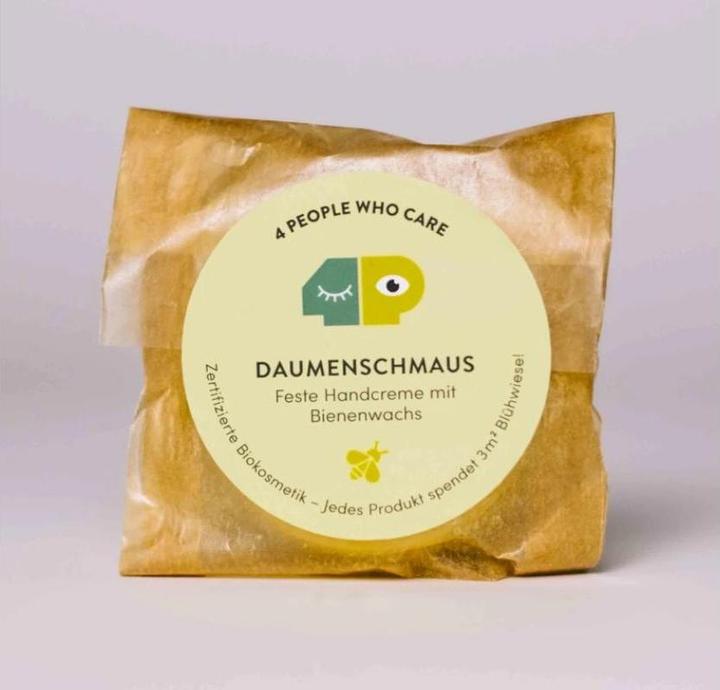 Produktbild 4peoplewhocare Feste Handcreme - Daumenschmaus (Nachfüller)