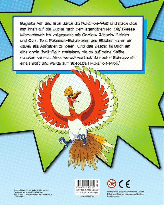 Produktbild Panini Pokémon Legendärer Rätselspass - Comics, Activities, Sticker (Deutsch, Meredith Rusu, Nina Kavelar, 2023)