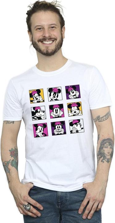 Actual product image Disney Mens Minnie Mouse Squares T-Shirt (XXL)