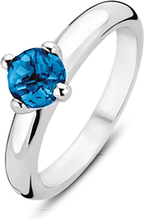 Immagine prodotto Ti Sento Milano Anello con cristallo blu 12126DB (56, 925 Argento)