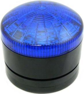Productafbeelding Rs Pro LED flash, continu signaallamp blauw, 110 V ac, 230 V ac, Ø 76mm x 49mm
