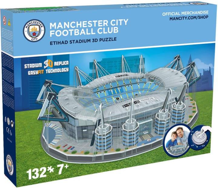 Immagine prodotto Nanostad Puzzle 3D dello stadio Etihad del Manchester City (132 pezzi)