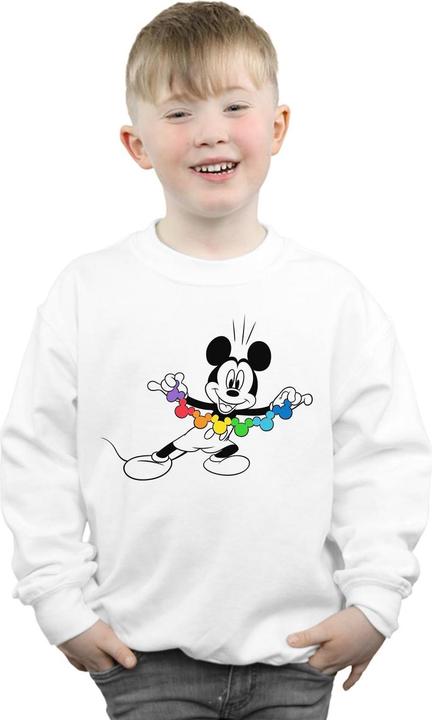 Produktbild Disney Mickey Mouse Rainbow Chain Sweatshirt Jungen (152, 158)