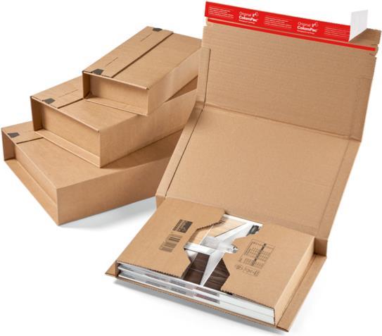 Produktbild Colompac CP020.14 Flexible Wickelverpackung aus Wellpappe, 330 x 270 x 80 mm, braun (33 x 27 x 8 cm, 20 x)