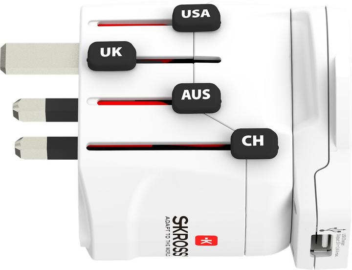 Image du produit Skross PRO-WORLD & USB - Adaptateur de voyage
