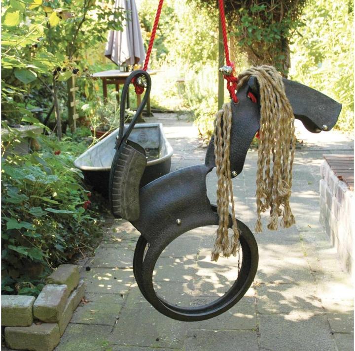 Image du produit Esschert Design Balançoire cheval 104 cm