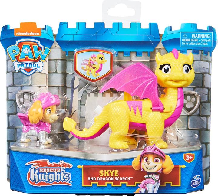 Produktbild Spin Master Paw Patrol Rescue Knights Chase und Dragon Draco Set