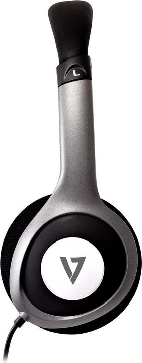 Actual product image V7 Deluxe 3.5mm Stereo Headphones (ANC, Cable)