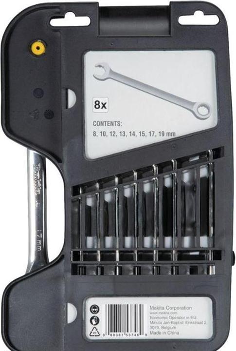 Produktbild Makita B-65523 (19 mm, 8 mm, 10  mm, 14 mm, 18 mm, 11 mm, 12 mm, 17 mm, 15 mm, 13 mm, 9 mm, 16 mm)