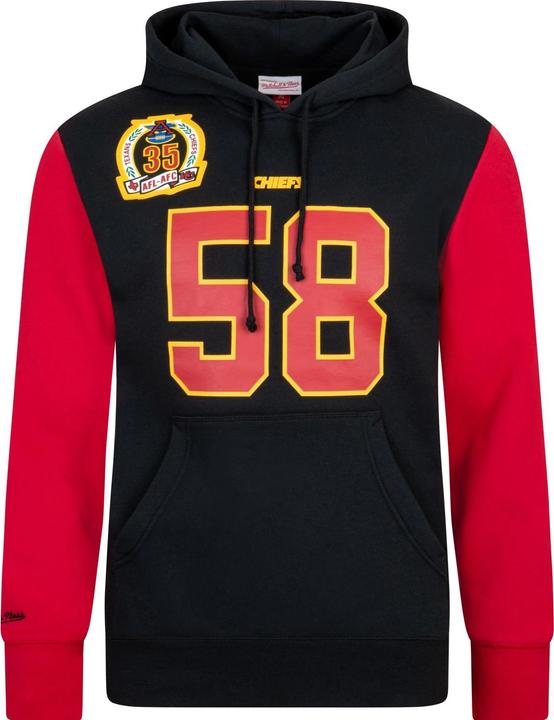 Image du produit Mitchell & Ness M&N Fleece NFL Hoody - Kansas City Chiefs Derrick Thomas (L)
