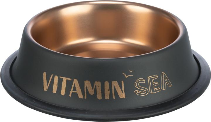 Trixie Stainless steel bowl BE NORDIC 0.9 l, ø 23 cm, black/bronze (0.90 l)
