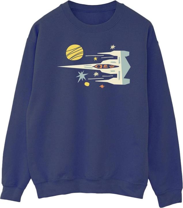 Star Wars The Mandalorian Cutout Ship Sweatshirt (L)