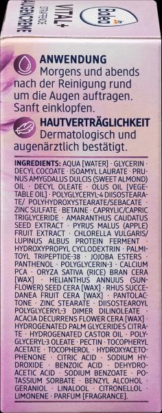 Produktbild dm Balea Augencreme Vital+ straffend (Crème, 15 ml, Tag + Nacht)