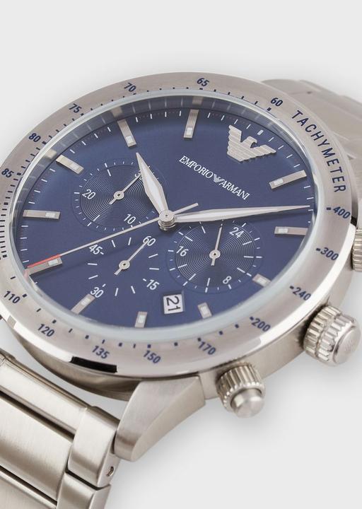 Actual product image Emporio Armani Mario (Chronograph, 43 mm)