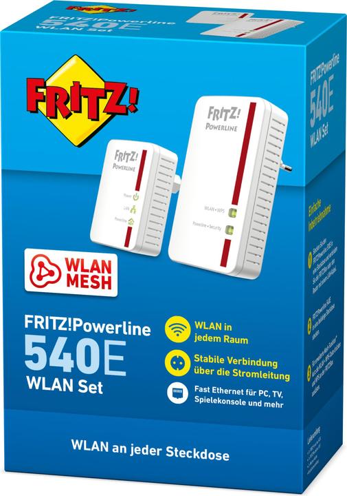 Image du produit AVM FRITZ!Powerline 540E (500 Mbit/s)