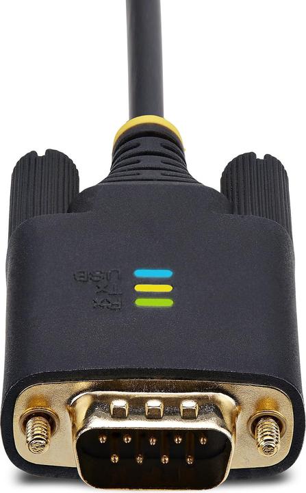 Produktbild StarTech COM 3m USB auf Seriell Adapter COM-Retention FTDI USB-A zu DB9 Kabel USB RS232 Wechselbare (3 m)