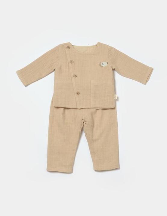 BabyCosy Set aus langärmligem T-Shirt und Hose (80)