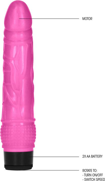 Image du produit Doc Johnson 8 Inch Thin Vibe gode réaliste