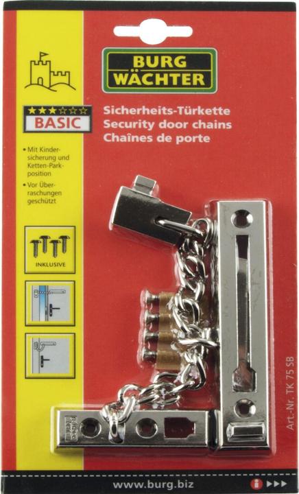 Actual product image Burg Wächter Door chain TK 75 SB