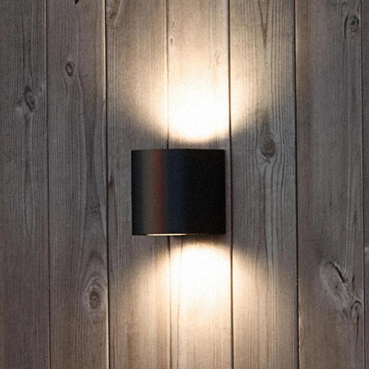 Produktbild Nordlux Canto 2, Wandleuchte, Schwarz (500 lm, IP44)