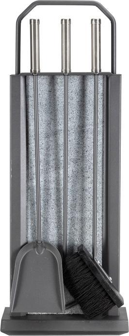 Produktbild Nouvel Kamingarnitur Speckstein 4-teilig (16 x 33 x 72 cm)